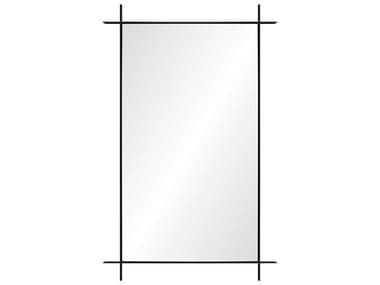 Mirror Home Barclay Butera Black Nickel Rectangular Wall Mirror MIHBB2104BN