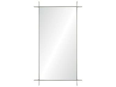 Mirror Home Barclay Butera Polished Stainless Steel Rectangular Wall Mirror MIHBB2105PSS