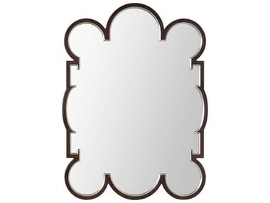 Mirror Home Bunny Williams Dark Burl Wood Silver Leaf Wall Mirror MIHBW3047DSL