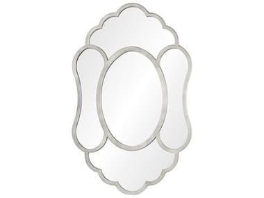 Mirror Home Bunny Williams Distressed Silver Leaf Wall Mirror MIHBW3064