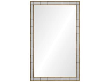 Mirror Home Bunny Williams Gold Speckle Rectangular Wall Mirror MIHBW3083