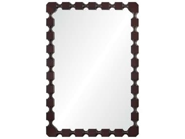 Mirror Home Celerie Kemble Dark Mahogany Rectangular Wall Mirror MIHCK1123