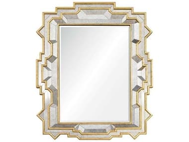 Mirror Home Michael S. Smith Gilded Gold Leaf Antiqued Wall Mirror MIHMSS4047