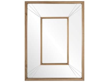 Mirror Home Michael S. Smith Oak Rectangular Wall Mirror MIHMSS4087