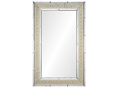 Mirror Home Suzanne Kasler Antiqued Gold Rectangular Wall Mirror MIHSK8007G