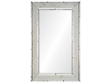 Mirror Home Suzanne Kasler Antiqued Silver Rectangular Wall Mirror MIHSK8007S