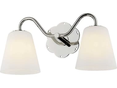 Mitzi Leonella 2-Light Polished Nickel Vanity Light MITH1017302PN