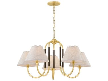 Mitzi Mandy Cheng Janie 5-Light Aged Brass True Bronze Candelabra Empire Chandelier MITH1043805AGBTRB