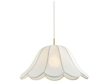 Mitzi Dara 1-Light Aged Brass Dome Pendant MITH1059701LAGB