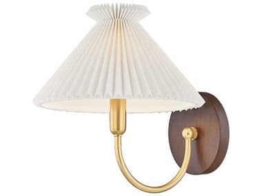 Mitzi Acacia 1-Light Aged Brass Wall Sconce MITH1079101AGB