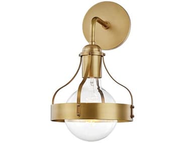 Mitzi Violet 13" Tall 1-Light Aged Brass Wall Sconce MITH271101AGB