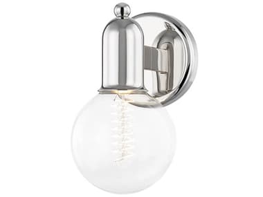 Mitzi Bryce 9" Tall 1-Light Polished Nickel Wall Sconce MITH419301PN