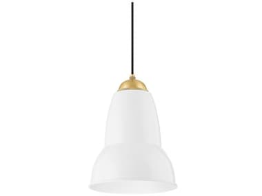 Mitzi Jamila 1-Light Aged Brass Bell Mini Pendant MITH439701SAGBGWH