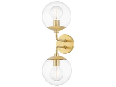 Mitzi Meadow Aged Brass 2-light Wall Sconce MITH503102AGB