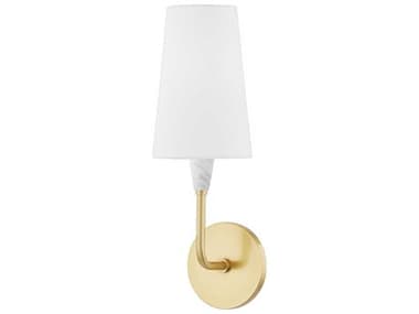 Mitzi Janice 16" Tall 1-Light Aged Brass Wall Sconce MITH521101AGB