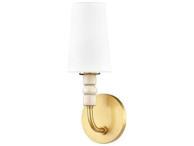 Mitzi Casey 12" Tall 1-Light Aged Brass Wall Sconce MITH523101AGB