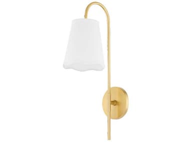 Mitzi Dorothy 19" Tall 1-Light Aged Brass Wall Sconce MITH660101AGB