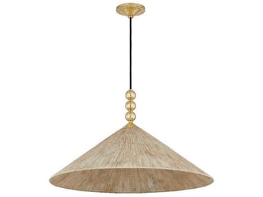 Mitzi Song 30" 1-Light Aged Brass Pendant MITH682701LAGB