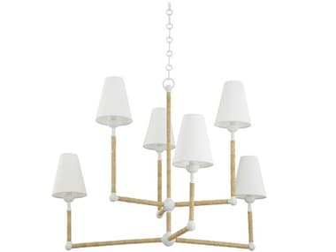 Mitzi Mariana 6-Light Textured White Candelabra Chandelier MITH708806TWH