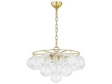 Mitzi Mimi 6-Light Aged Brass Globe Chandelier MITH711806AAGB