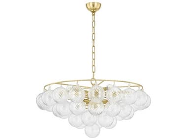 Mitzi Mimi 9-Light Aged Brass Globe Chandelier MITH711809AAGB