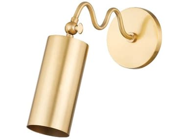 Mitzi Bea 9" Tall 1-Light Aged Brass Wall Sconce MITH742101AGB
