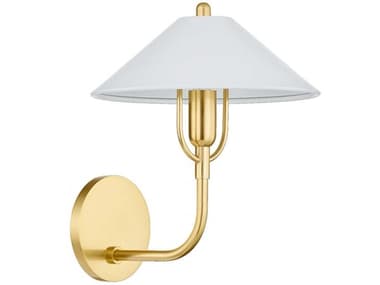 Mitzi Mariel 12" Tall 1-Light Aged Brass Soft White Wall Sconce MITH866101AGBSWH