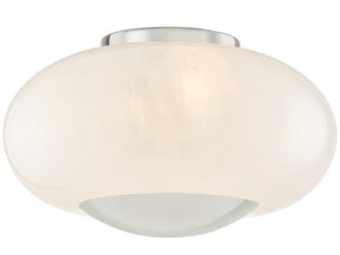 Mitzi Lottie 2-Light Polished Nickel Round Flush Mount MITH899501PN