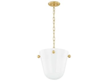 Mitzi Rima 1-Light Aged Brass Bowl Pendant MITH923701AGB