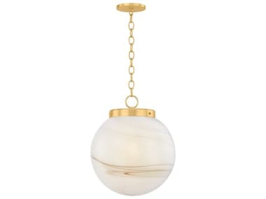 Mitzi Ambra 1-Light Aged Brass Pendant MITH989701LAGB