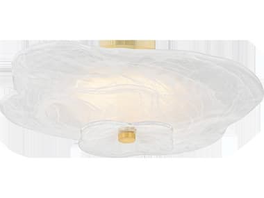 Mitzi Starlie 1-Light Aged Brass Flush Mount MITH994501AGB
