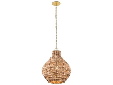 Mitzi Tiana 1-Light Aged Brass Pendant MITH998701AGB