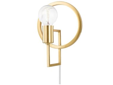 Mitzi Tory 11" Tall 1-Light Aged Brass Wall Sconce MITHL637201AGB