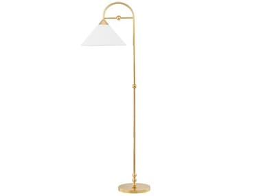Mitzi Sang 64" Tall Aged Brass Floor Lamp MITHL682401AGB