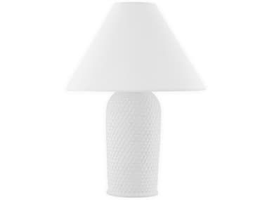 Mitzi Susie Aged Brass White Linen Table Lamp MITHL767201AGBCTW