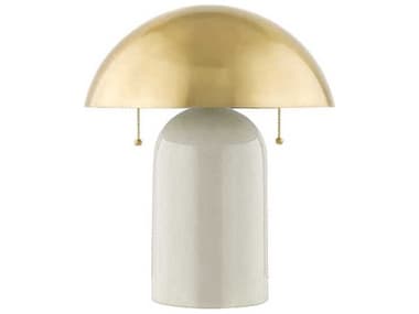 Mitzi Gaia Aged Brass Metal Table Lamp MITHL777201AGBCLC