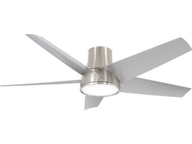 Minka-Aire Chubby Brushed Nickel 1 - Light 58'' LED Outdoor Ceiling Fan MKAF782LBNW