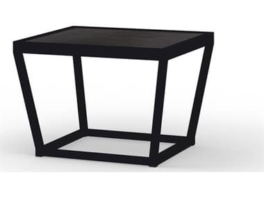 MamaGreen Bondi Aluminum 27'' Wide Square HPL Top Square Coffee Table MMGBND032