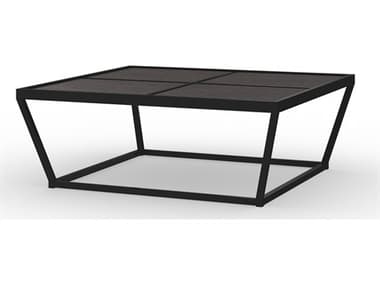 MamaGreen Bondi Aluminum 53'' Big Square HPL Top Square Coffee Table MMGBND033