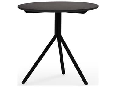 MamaGreen Bono Aluminum 18'' Wide Round HPL End Table MMGBON12F09T37