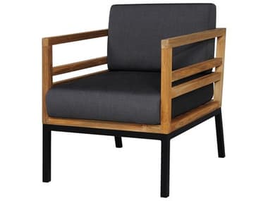 MamaGreen Zudu Aluminum Steel Teak Cushion Lounge Chair MMGMG13183