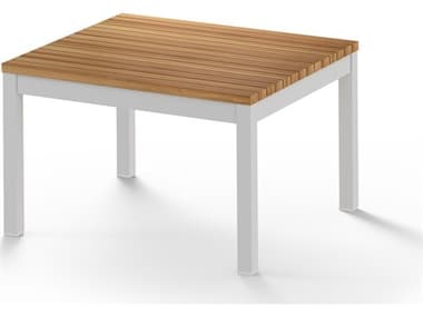 MamaGreen Ekka Aluminum 21'' Wide Square Medium End Table MMGMG2859