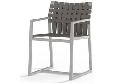 MamaGreen Ekka Aluminum Sling Carver Dining Arm Chair MMGMG2864