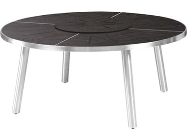MamaGreen Meika Steel 71'' Round Dining Table MMGMG3235