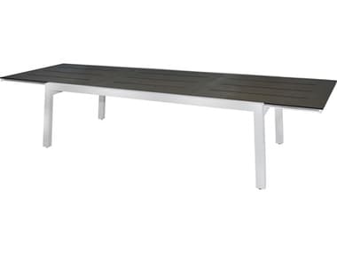 MamaGreen Baia Stainless Steel 90-141''W x 39''D Rectangular Dining Table MMGMG5522