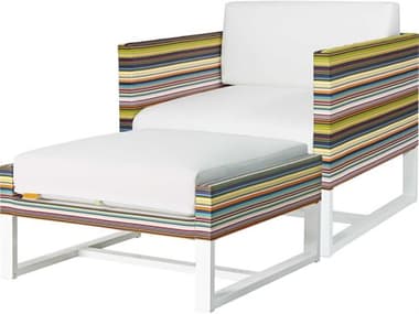Mamagreen Stripe Aluminum Cushion Lounge Set MMGMS3SET