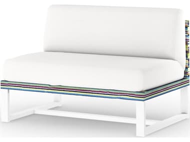 MamaGreen Stripe Aluminum Cushion Modular Lounge Chair MMGMS9