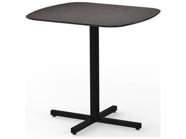 MamaGreen Zupy 30'' Wide Steel Square Bistro Table with HPL Top MMGZUP04