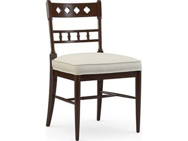 Mr. & Mrs. Howard Tilly Hardwood Brown Upholstered Armless Dining Chair MMHH132ACMC