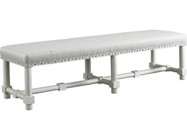 Mr. & Mrs. Howard Square Beige Upholstered Accent Bench MMHH224BMC